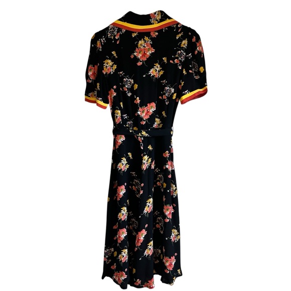 The Seamstress of Bloomsbury Roma Dress in Black Mayflower like new condition - Picture 11 of 16